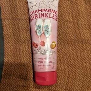Champagne sprinkles body cream by bath and body wo